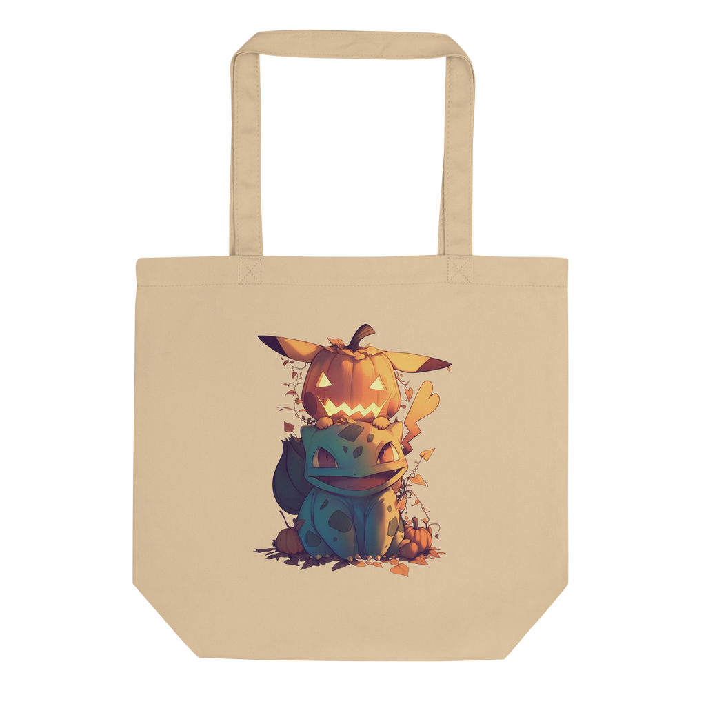Oyster tote bag with cartoon characters 