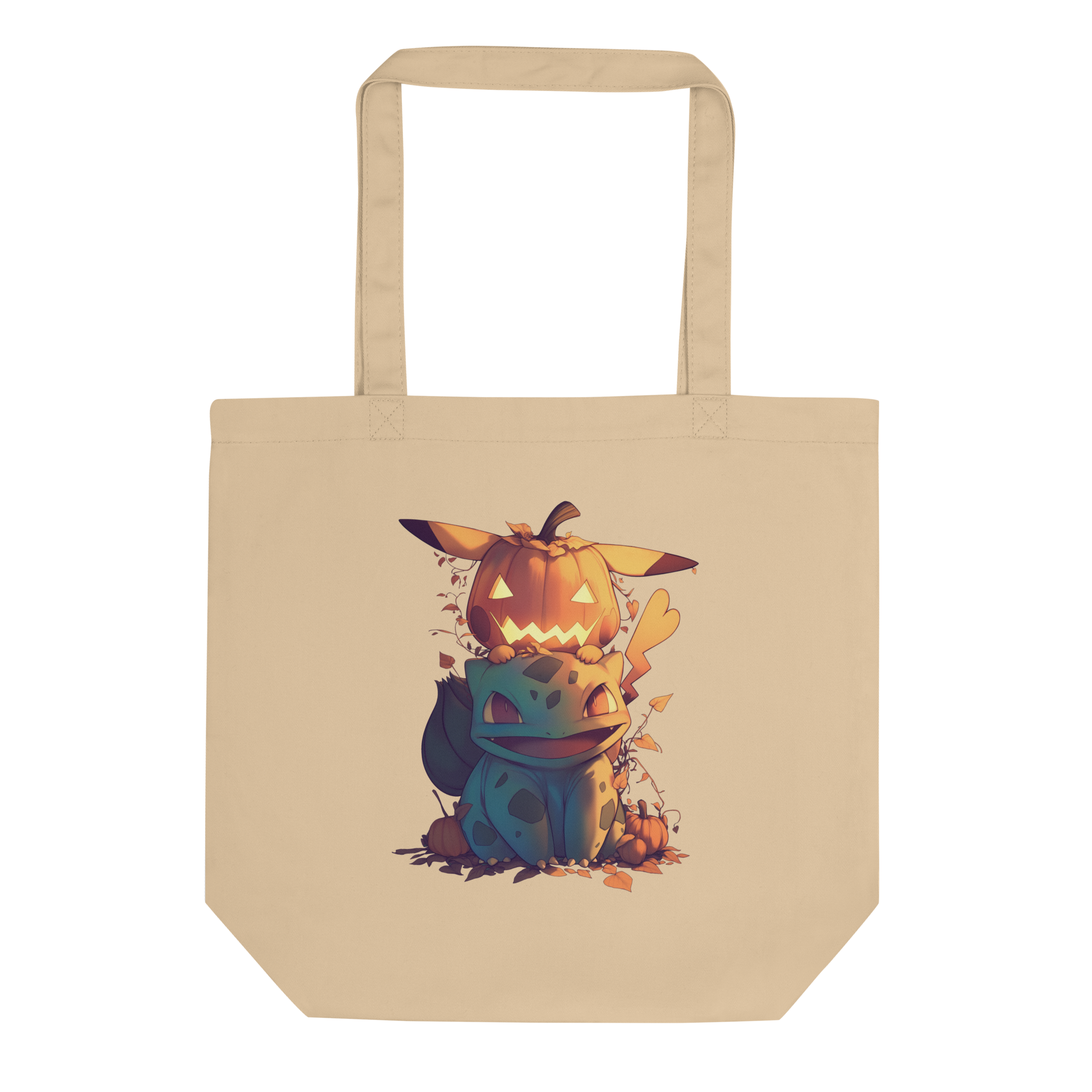 Oyster tote bag with cartoon characters 